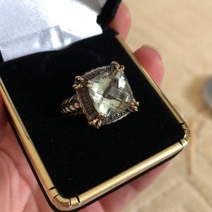 David Yurmin style green amethyst